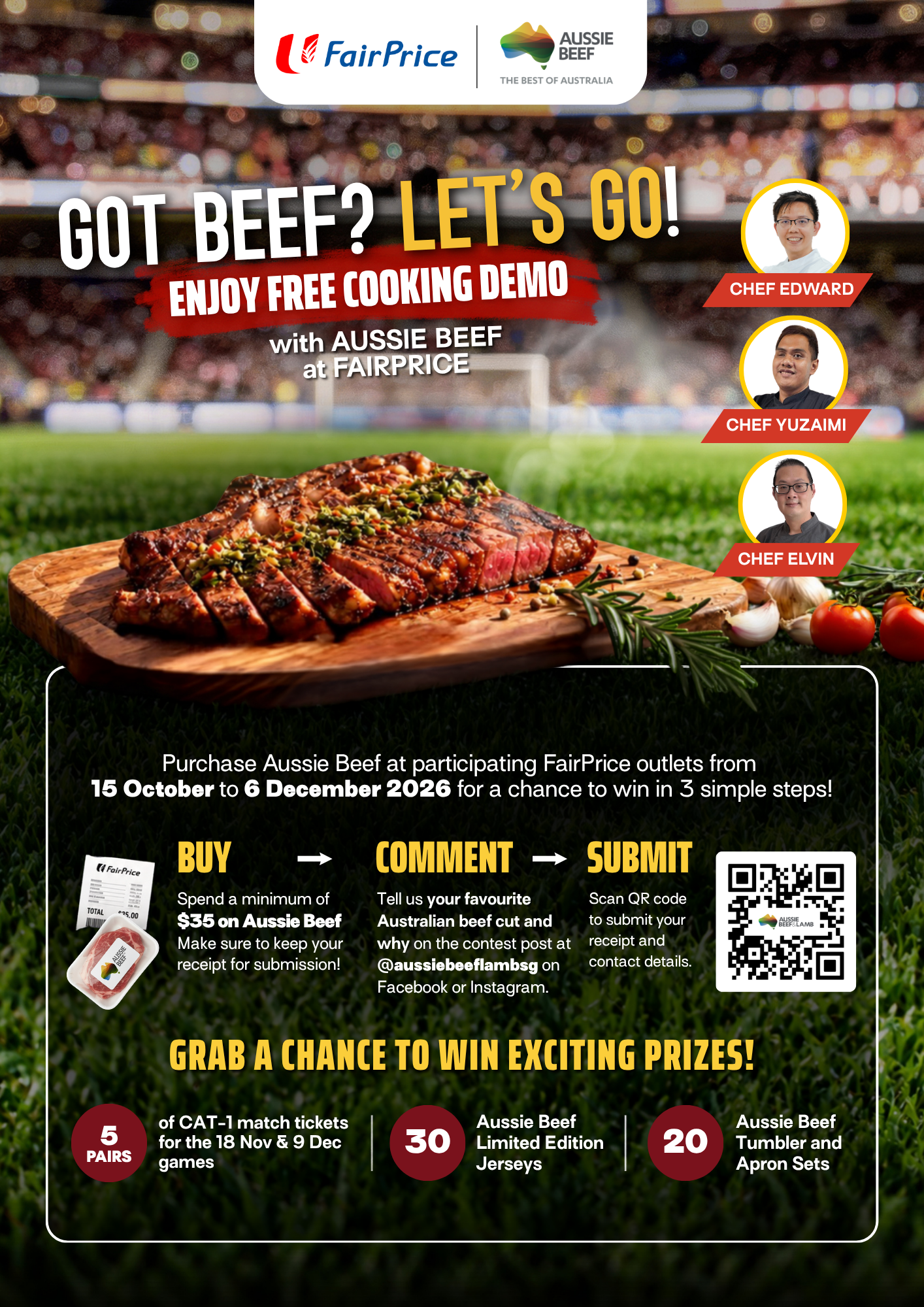 GOT BEEF? LET’S GO! Aussie Beef Cooking Demo & Giveaway