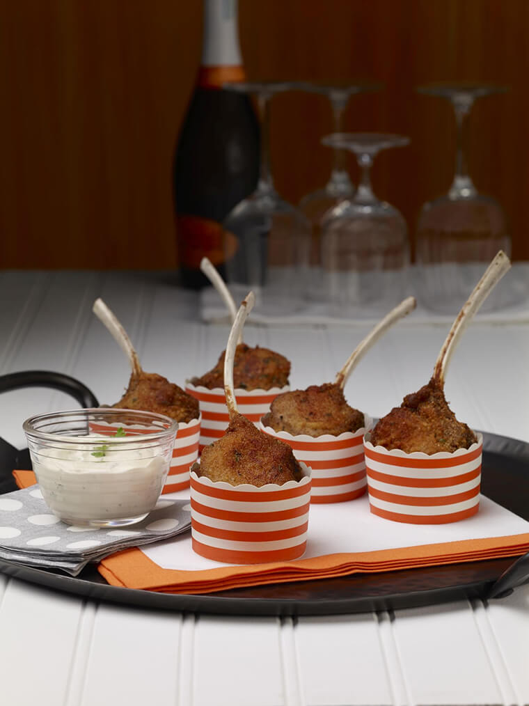 Herb-Crusted Lamb Chops with Cilantro-Lime Yogurt | Aussie Beef & Lamb | Singapore